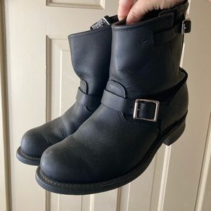 Frye Black Engineer Boot